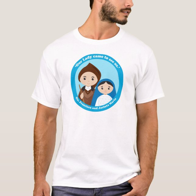 St. Jacinta och St. Francisco Marto T Shirt (Framsida)