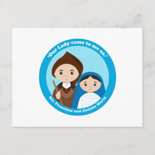 St. Jacinta och St. Francisco Marto Vykort