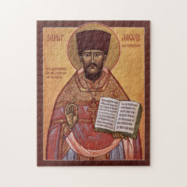 St. Jacob of Alaska Orthodox Christian Icon Pussel