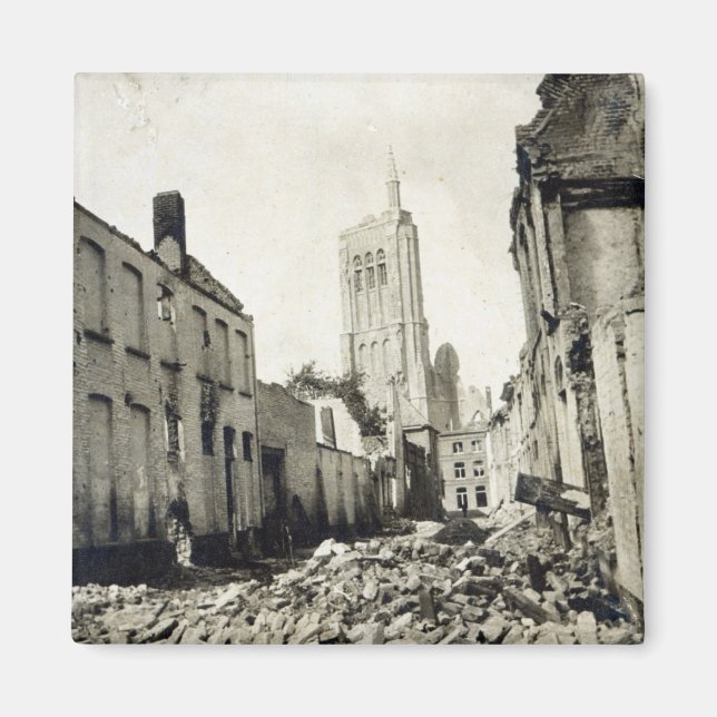 St. Jacob's Church, Ypres, juni 1915 Magnet (Framsidan)