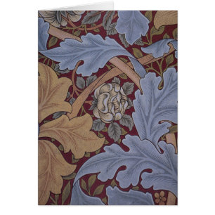 St. James Acanthus bladmotiv av William Morris Hälsningskort