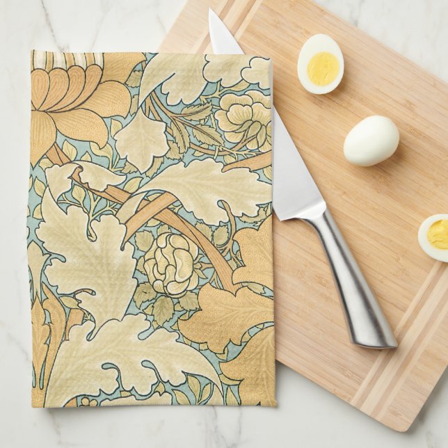 St. James av William Morris, Acanthus Lövs Kökshandduk (Vikt i Fjärdedel)