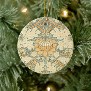 St. James av William Morris, Textile Mönster Julgransprydnad Keramik