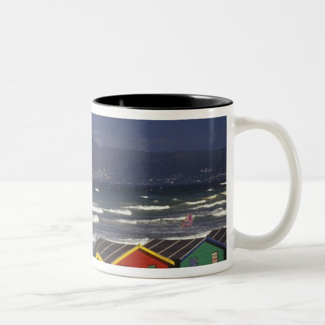 St. James Bay badhus, nära Capetown, Två-Tonad Mugg (Höger)
