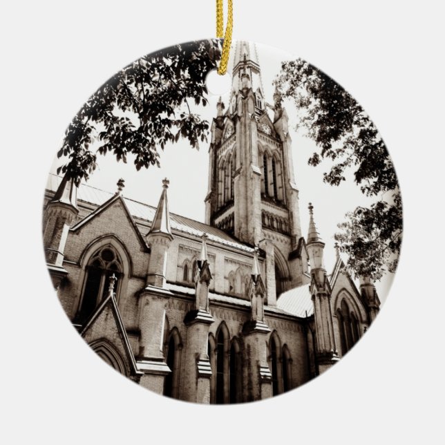 St. James' Cathedral Church Julgransprydnad Keramik (Framsidan)