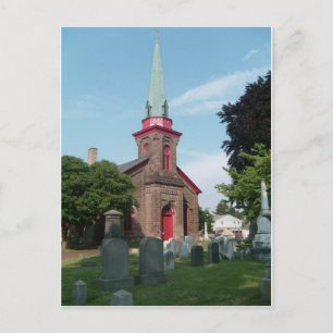 St. James Episcopal Church och Cemetery Postcard Vykort