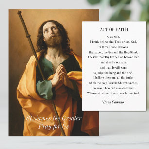 St. James Greater Camino Act of Faith Prayer Placeringskort