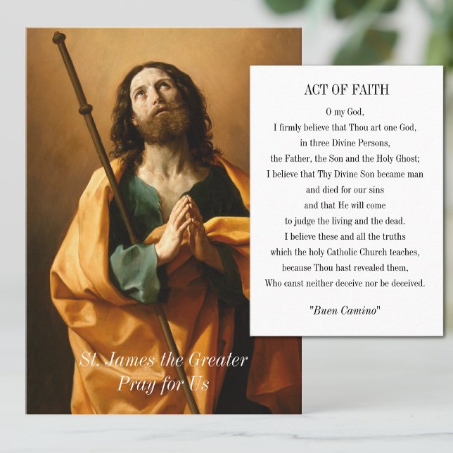 St. James Greater Camino Act of Faith Prayer Placeringskort (Skapare uppladdad)