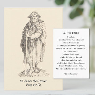 St. James Greater Camino Act of Faith Prayer Placeringskort