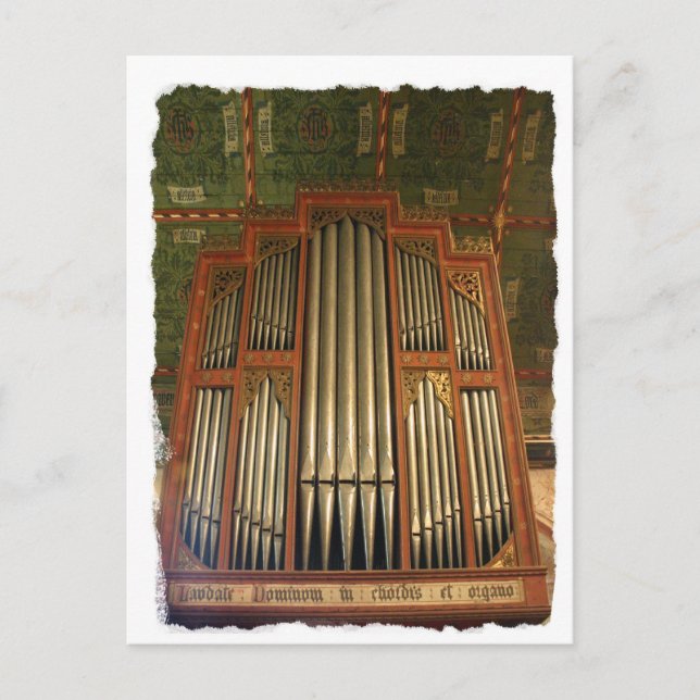 St James, Kinnersley, brittiskt vykort (Framsida)