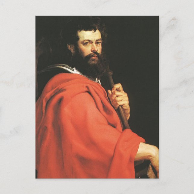 St. James the Apostle av Peter Paul Rubens Postcar Vykort (Framsida)