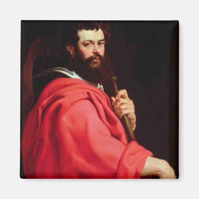 St. James the Apostle, c.1612-13 (olja på panelen) Magnet (Framsidan)