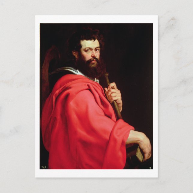 St. James the Apostle, c.1612-13 (olja på panelen) Vykort (Framsida)