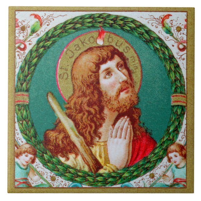 St. James the Less (JMAS 05) Kakelplatta (Framsidan)