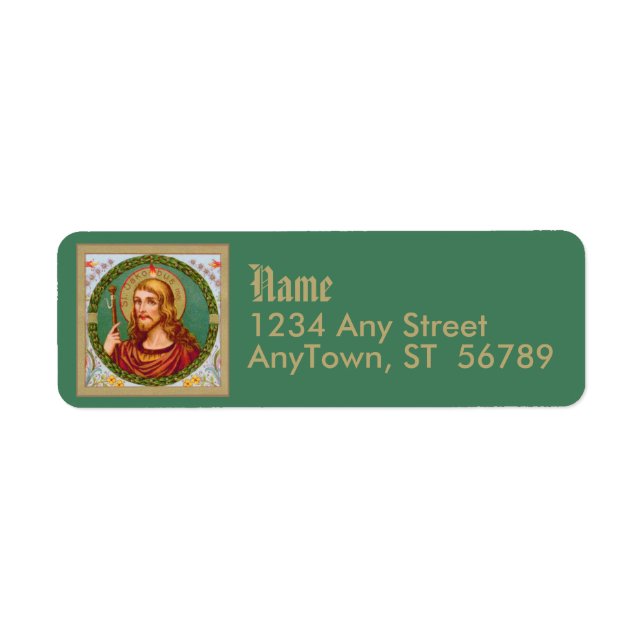 St. James Underbarare (JMAS 04) Returadress Etikett (Framsidan)