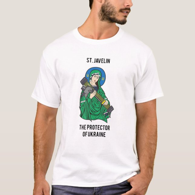 St. Javelin NLA, Ukrainas beskyddare. T Shirt (Framsida)