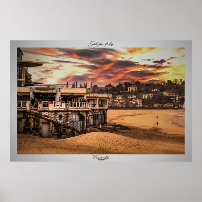 St jean de luz poster (Framsidan)