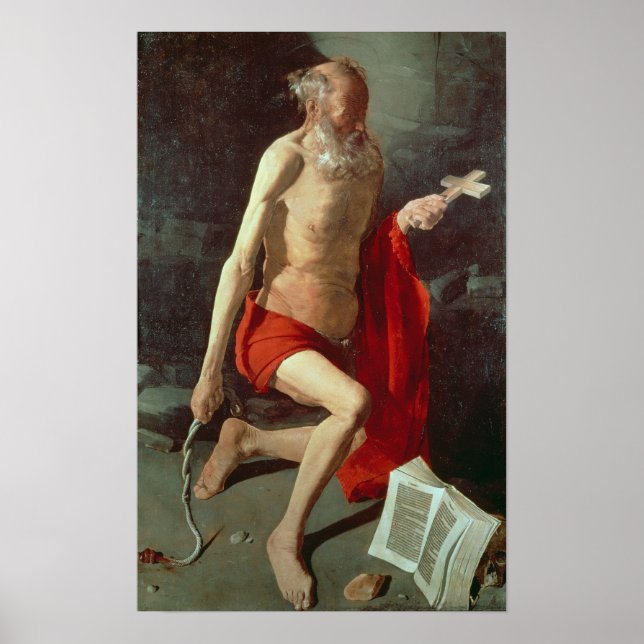 St. Jerome, 1620 Poster (Framsidan)