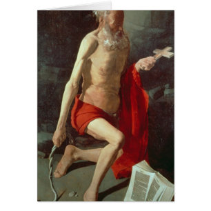 St Jerome c.1620 Hälsningskort