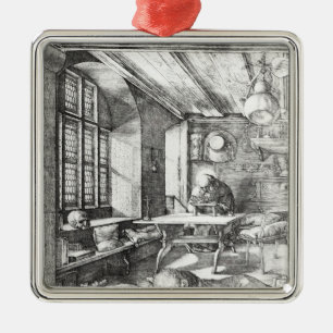 St Jerome i hans studie, 1514 Julgransprydnad Metall