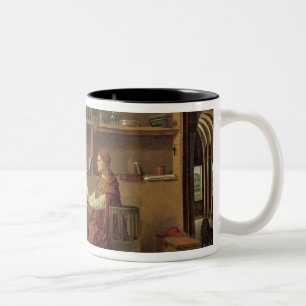 St Jerome i hans studie, c.1475 2 Två-Tonad Mugg