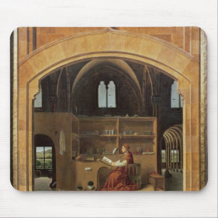 St Jerome i hans studie, c.1475 Musmatta