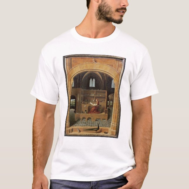 St Jerome i hans studie, c.1475 T Shirt (Framsida)