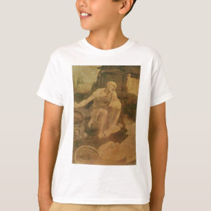 St Jerome i vildmarken av Leonardo Da Vinci Tee Shirt