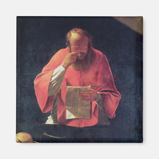 St.Jerome-läsning Magnet (Framsidan)