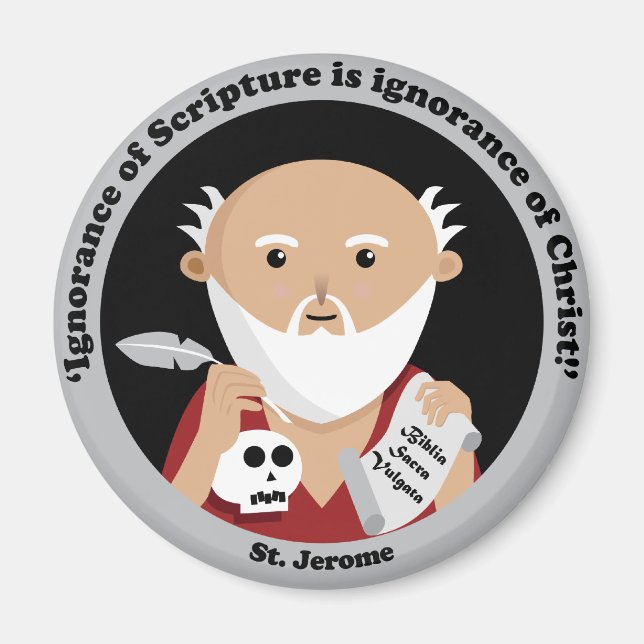 St. Jerome Magnet (Framsidan)