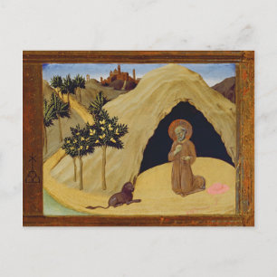 St. Jerome med lejon, 1436 (tempera on Panel) Vykort