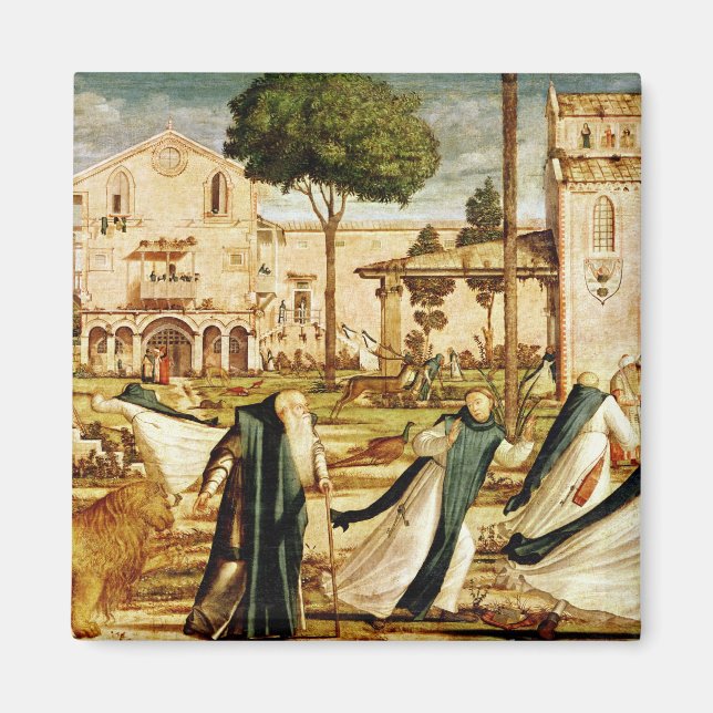 St. Jerome och Lejon i klostret, 1501-09 Magnet (Framsidan)