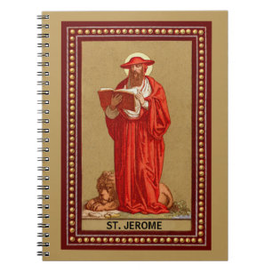 St. Jerome som kardinal med Lejon (P 004) Anteckningsbok