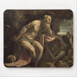 St Jerome tidiga 1560s (olja på kanfas) Musmatta