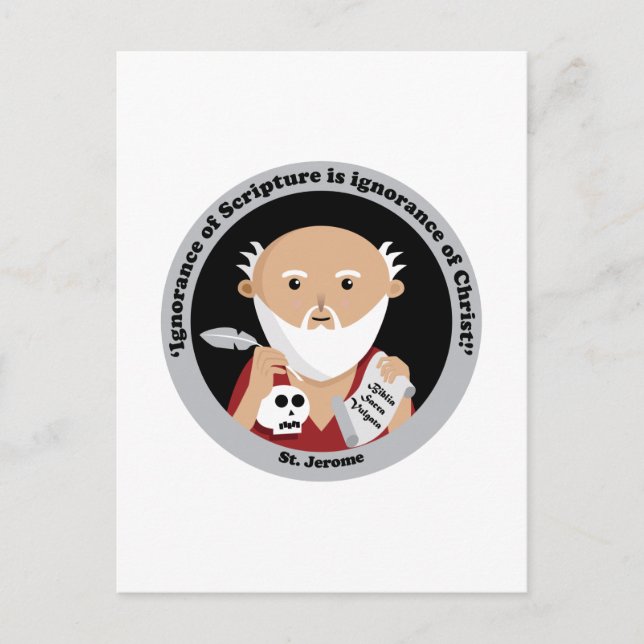 St. Jerome Vykort (Framsida)