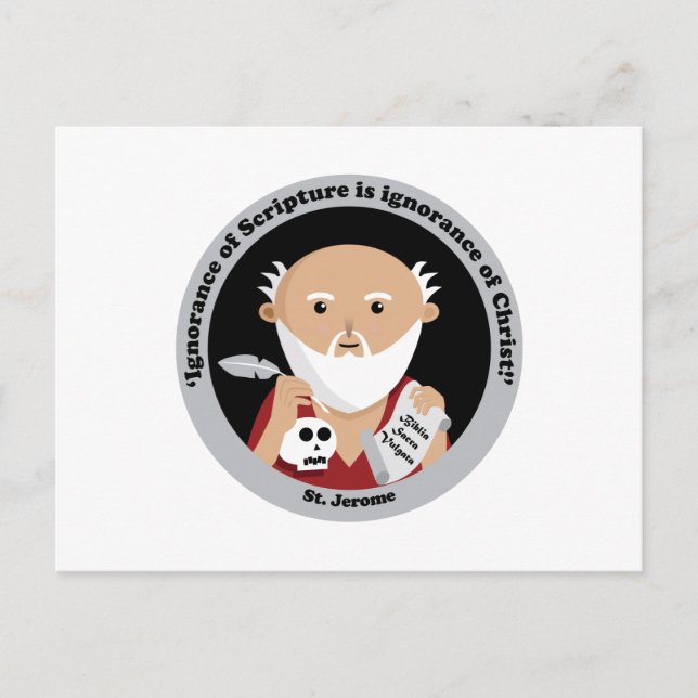 St. Jerome Vykort (Framsida)