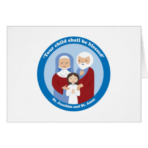 St. Joachim och St. Anne Hälsningskort