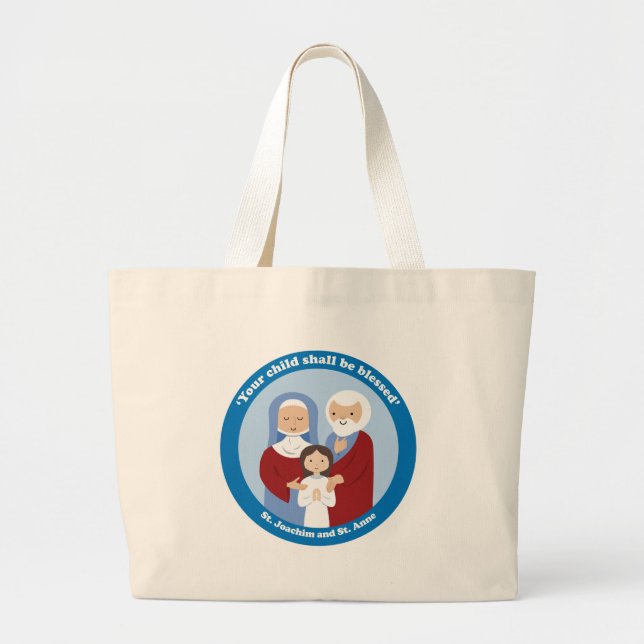 St. Joachim och St Anne Jumbo Tygkasse (Framsidan)