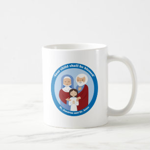 St. Joachim och St Anne Kaffemugg