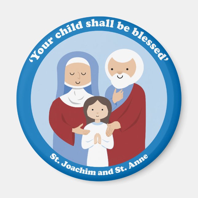 St. Joachim och St. Anne Magnet (Framsidan)