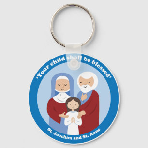 St. Joachim och St Anne Nyckelring