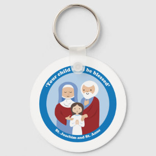 St. Joachim och St. Anne Nyckelring