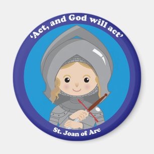 St. Joan av bågen Magnet