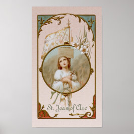 St Joan of Arc Burning at the Stake (BF 01) Poster