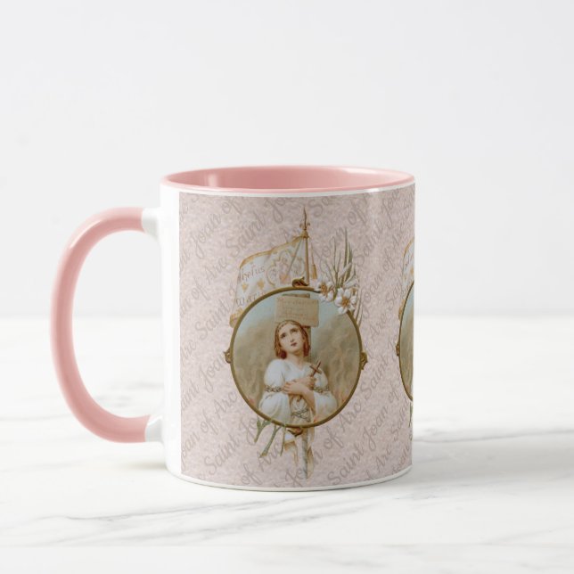 St Joan of Arc Burning (BF 01) Coffee Mugg 3 (Vänster)