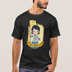 St Joan of Arc För barn Cute Catholic Girl Saints T Shirt