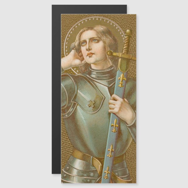 St. Joan of Arc (JM 28) 4"x9" Magnetiskt (Fram/baksida)