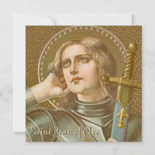 St. Joan of Arc (JM 28) Blank Square Hälsning