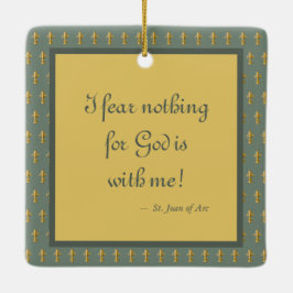 St. Joan of Arc (JM 28) Julgransprydnad Keramik