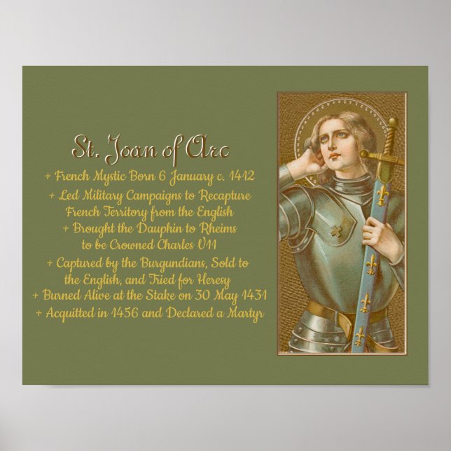 St. Joan of Arc (JM 28) Poster (Framsidan)